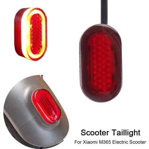 Electric Scooter Brake Rear Tail Light For Xiaomi M365 Electric Scooter Night Safety Warning Stoplight Taillight M365 Accessory