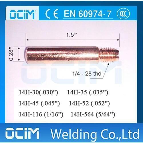 10pcs Heavy Duty Contact Tips 14H