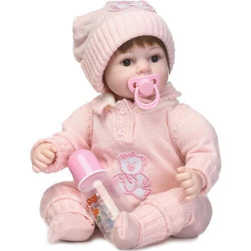 20" real reborn babies dolls for girls toys gift high quality real life bebe reborn bonecas de silicone doll NPK