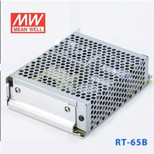 3.28) Taiwan Meanwell negative RT-65B 5V power supply three-way switch 12V 65W 5V5A + 12V2.8A-12V0.5A