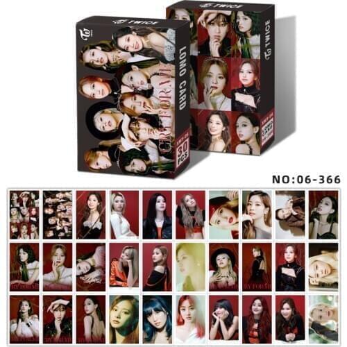 30pcs/set Kpop TWICE ENHYPEN LOMO Cards for Fans Gift New Album Photocards Postcard Greeting Cards