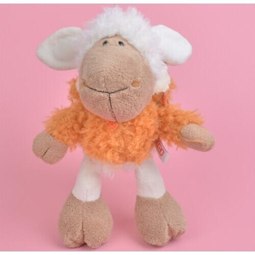 35cm Orange Cloth cute original Hot sale very heep creative plush toy stuffed toy doll sheep children baby toy christmas gift
