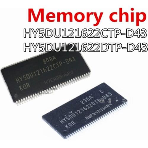 5pcs/lot HY5DU121622CTP-D43 HY5DU121622CTP DDR64M SDRAM TSSOP-66