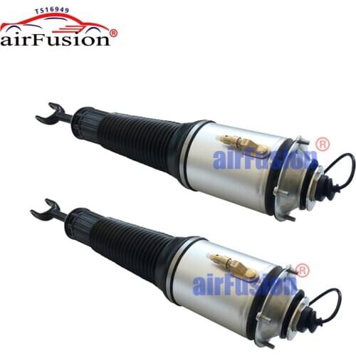 AirFusion 2X Front Air Suspension Shock Absorber Air Ride Air Spring Assembly Fit Audi A8 D3 4E0616039AH 4E0616040AH