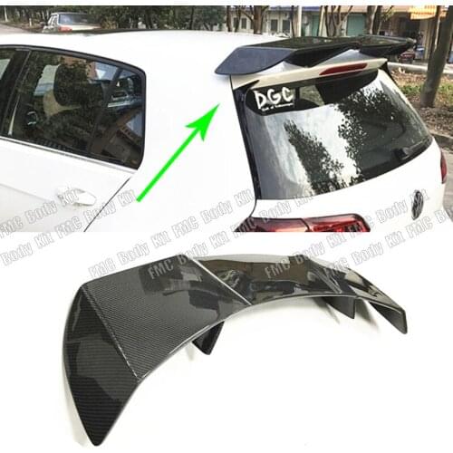 Golf 7 MK7 Revozport Style Carbon Fiber Auto Car Roof Spoiler Wing for Volkswagen Golf 6 7 R GTI