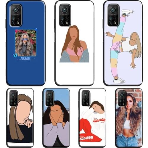 Addison Rae Case For POCO F3 F2 M3 X3 Pro Cover For Xiaomi Mi 11 Lite Ultra Mi 10T Pro Mi Note 10 Lite