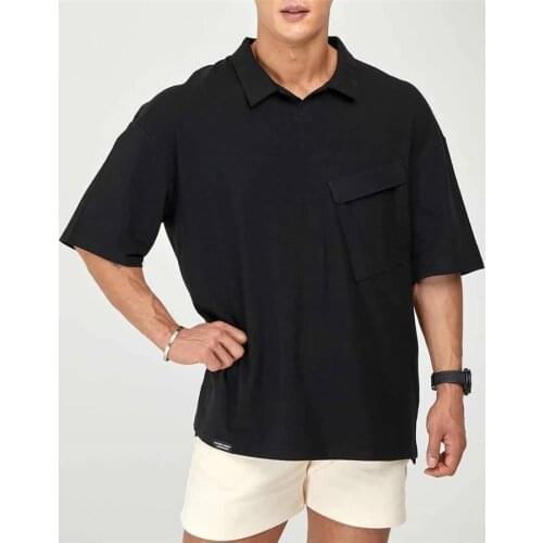 GYM STEEZE Short Sleeve Polos For Men