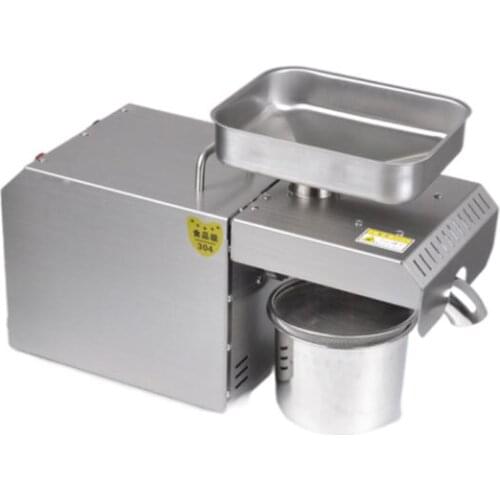 Hot and cold commercial oil press machine high oil extraction rate peanut sesame oil press machine price