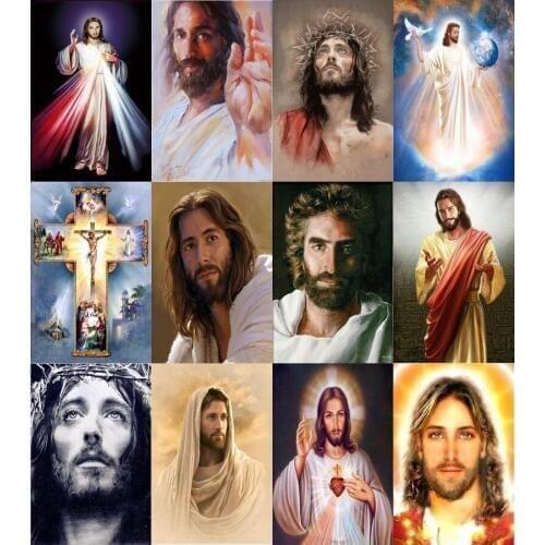 NEW 3D Jesus diamond embroidery Christmas present diy diamond painting full square resin rhinestone diamond mosaic picture swans