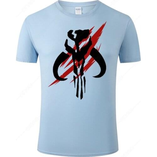 2021 New The Mandalorian T Shirt Men Women Summer Fashion Cool Casual Cotton Short Sleeve T-shirt Harajuku Tops Tee J26