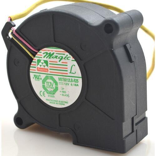 FOR MAGIC/Yongli MBT6012LB-R25 12V 0.18A 6CM 6025 Projection Blower