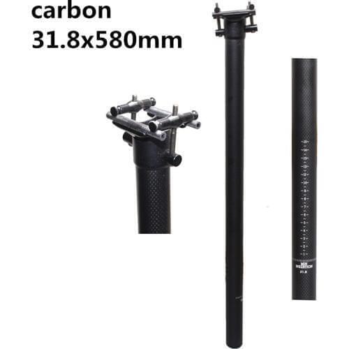 Folding bicycle carbon fiber seatpost 31.8x580mm saddle rod for brompton seatpost carbon ultralight