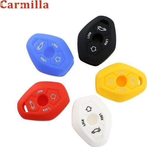 Car styling ,Silicone car key case cover For BMW X3 X5 Z3 Z4 3 5 7 SERIES E38 E39 E46 E83 1998-2005
