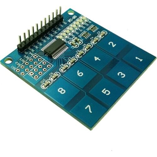 TTP226 8 channel Switch Touch Sensor Capacitive Touch Sensor Module For Arduino