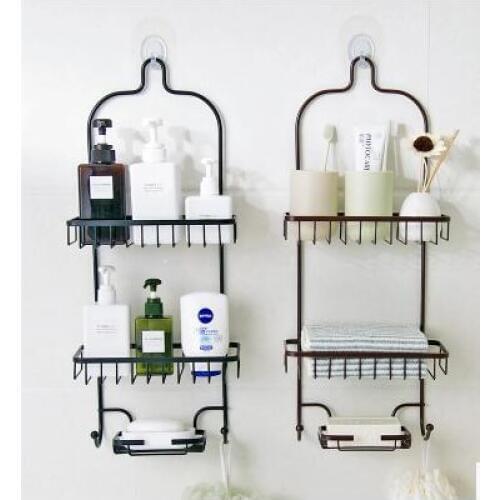 The bathroom is free of punch rack.085