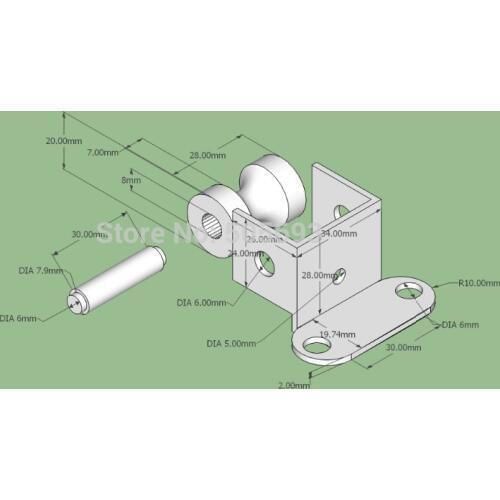 Clutch clamp&clamps &customized timingpulley each 5pcs for Sekar