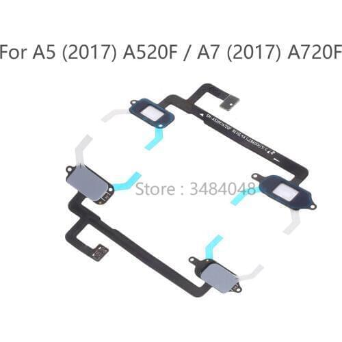 10pcs/lot Home Button Touch Light Sensor Flex Cable Ribbon for Samsung Galaxy A5 (2017) A520 / A7 (2017) A720