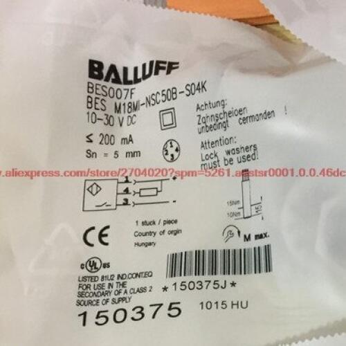 100% NEW BES M18MI-NSC50B-S04K proximity switch sensor