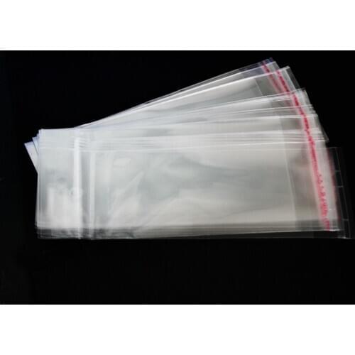 200PCs Clear Plastic Bags OPP Bags Transparent Plastic Packaging Bags 7x20cm sacolas plasticas bolsa plastico