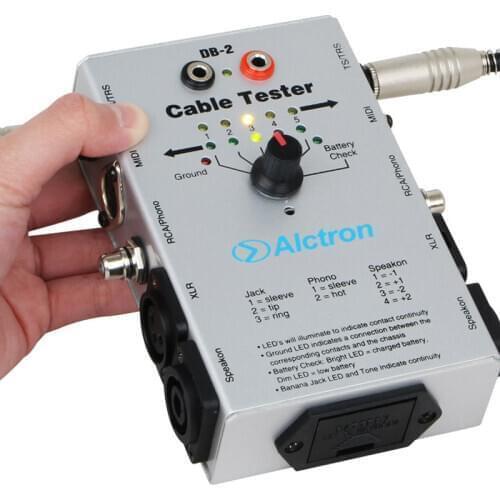 Alctron DB-2 Audio cable testor measuring line test cable tester instrument sound engineering assistant