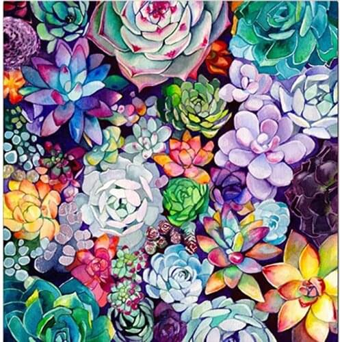 Full Square/Round Drill 5D DIY Diamond Painting kid gift Multicolored flowers Cross Stitch Mosaic Embroidery Home Decor chrismas
