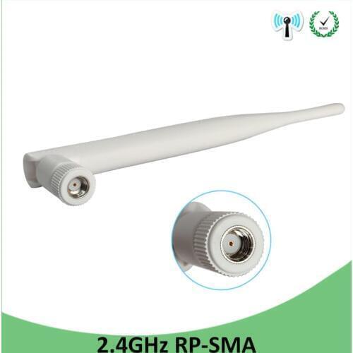 2.4 GHz WiFi Antenna 5dBi Aerial RP-SMA Male Connector 2.4ghz antena wi fi antenne For PCI Card USB Wireless Router Wifi Booster
