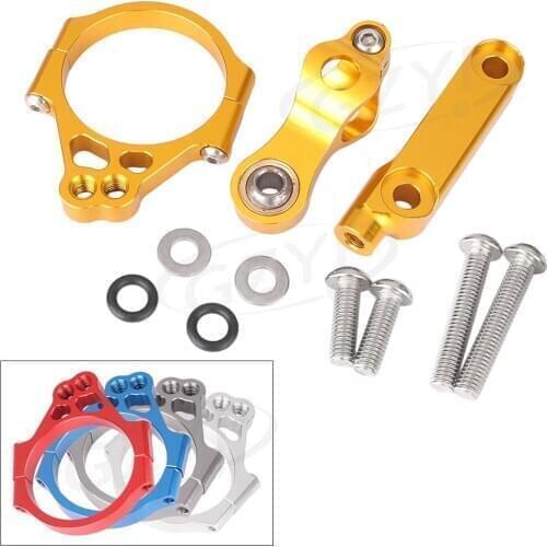 CNC Motorcycle Steering Damper Stabilizer Bracket Mounting Holder Set For Kawasaki VERSYS 1000 2012-2016 Aluminum