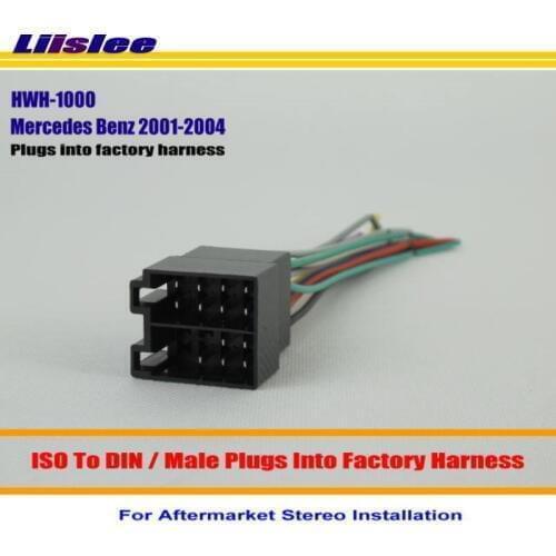 For Benz C230 C240 C32 C320 /Male ISO Radio Wire Cable Wiring Harness/Car Stereo Adapter Connector/Plugs Harness