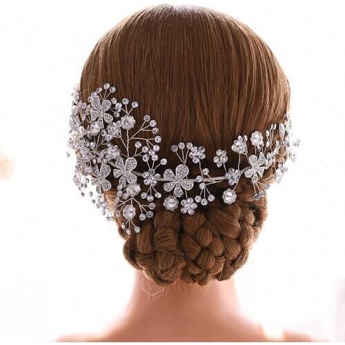 ZMHP273 Stunning Wedding Hair Accessories Wedding Headpieces Bridal Tiara Party Hair Jewelry Wedding Crow Bride Headband