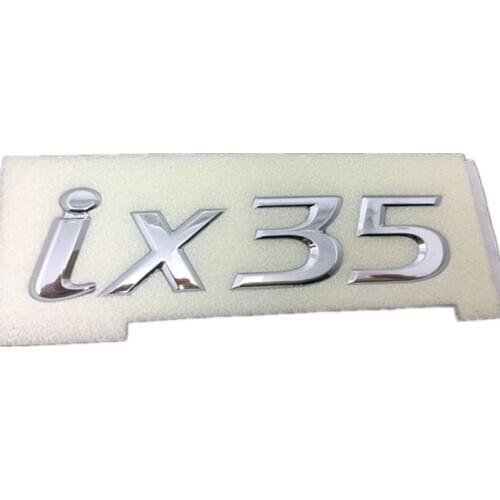Ix35 log Rear tailgate sign Car Rear Trunk Emblem ABS Best Chrome Finished For Hyundai IX35/TUCSON 2010-2015 863102S010