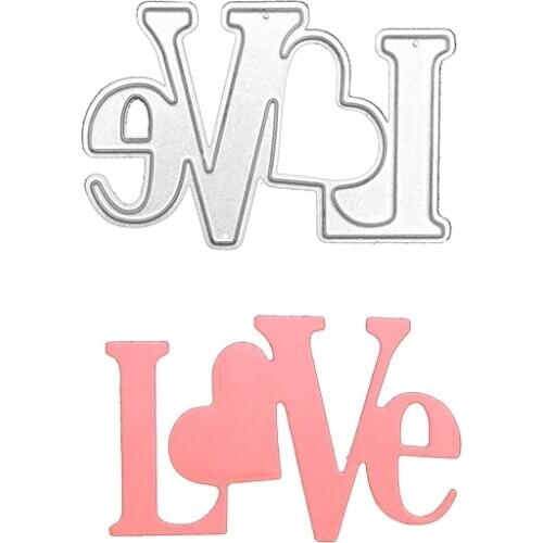 Julyarts LOVE Cutting Dies Scrapbook Album Molds DIY Craft For DIY Scrapbooking Embossing Paper Cards Album Making Craft Dies