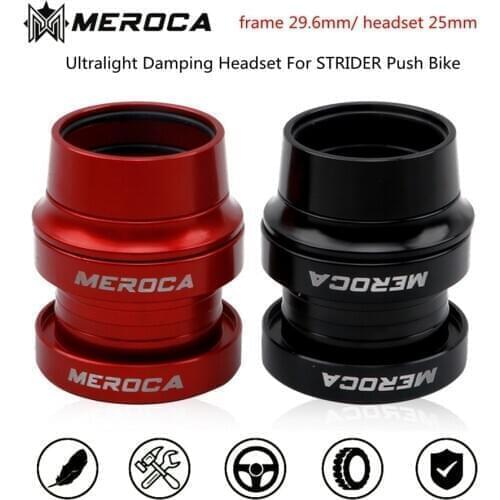 MEROCA 12inch Silding Bike Balance Push Bicycle Headset 29.6mm Ultralight 28g Damping Head Set For Strider S Bike Refit