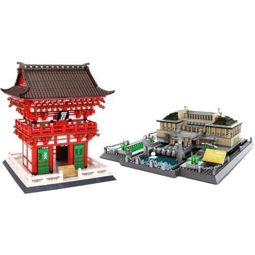 Creator Building Block Japan Architecture Kiyomizu Temple Niomon the Imperial Hotel of Tokyo Educational Bricks Toy