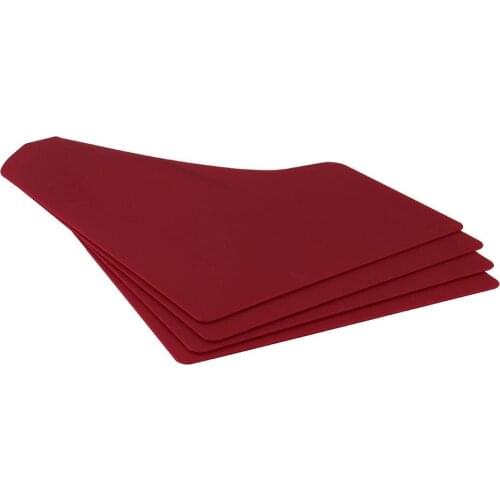 Red Mud Flaps Mudflaps Splash Guards 4PCS For Ford Honda Civic Type R S Si Coupe