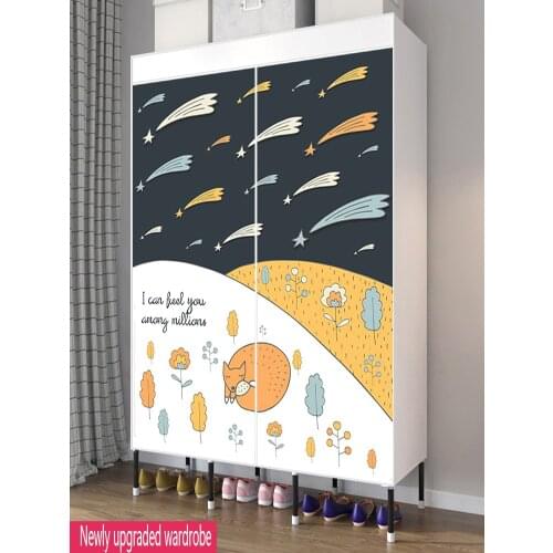 Furniture For Bedroom Wardrobes Garment Clothing Cupboard Baby Closet Thickened Oxford Cloth Hang Wardrobe Cube Storage Cabinet