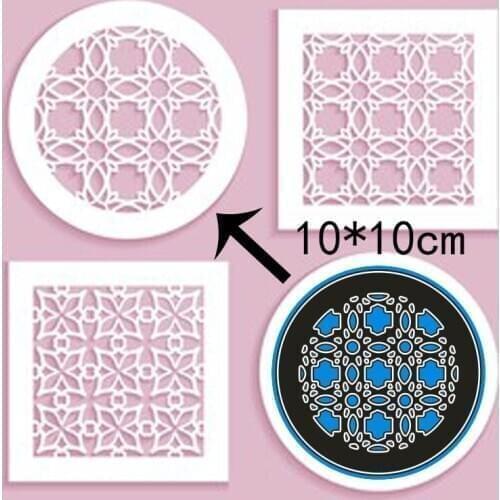 Circle lace frame Cutting Dies Stencil DIY Metal Cutting Dies Scrapbooking Card Paper Craft Embossing Folder Template