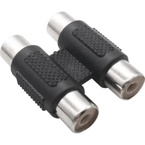 10pcs Double 2 RCA Female to Female Audio Connecter Adaptor Phono Coupler Video Connector Plug Socket RCA Phono Twin Coupler