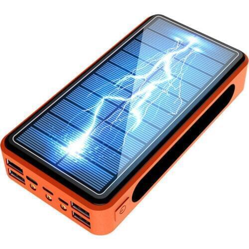 50000mAh Solar Power Bank 30000mAh Qi Wireless Charging Portable Charger External Battery Pack Poverbank Mobile Phone Powerbank