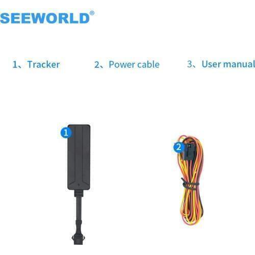SEEWORLD Real time gps tracking device tracker S102T for Anti-theft via gps tracking system