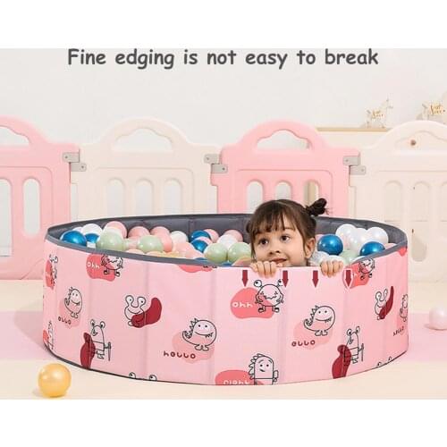 Ocean Ball Pool Folding Fence Non-toxic Baby Toy Storage Basket