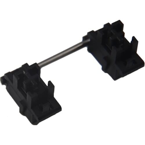 Cherry Plate Mounted Stabilizers Black Base Clear Satellite Axis 7u 6.25u 2u 3u 6u For Mechanical Keyboard Keychron GK61 GK61X