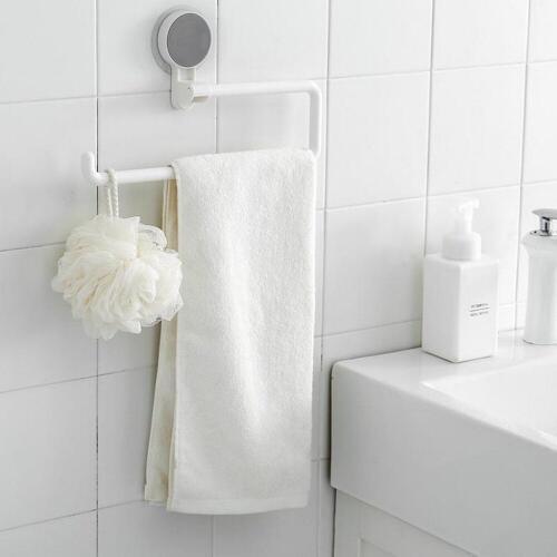 Kitchen Bathroom Storage Rack No Punching and No Trace Rack Place Towels Bath Ball Paper Towels Plastic Wrap Space Saving Rack