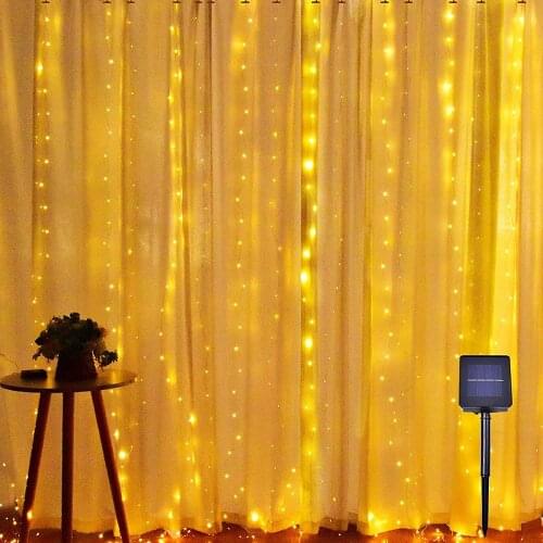 3M LED Fairy Lights Solar Powered 300 LED USB Remote Control Night Light for Outdoor Wedding Party Garden Bedroom Decoration