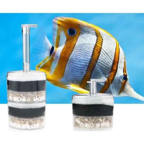 Air Pump Driven Internal Sponge Filter Aquarium Fish Tank Filter 2+1