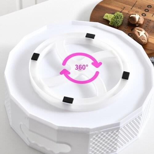 Rotating Spice Storage Rack 360 Degree Rotating Tray Kitchen Jar Holder Multifunction Cosmetic Container