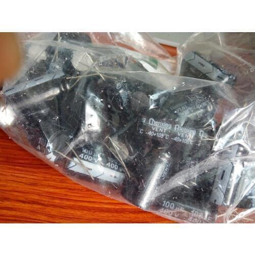 100% original new stock clearance sale Aluminum electrolytic capacitor 400V100UF 18X30 AliExpress Standard Shipping