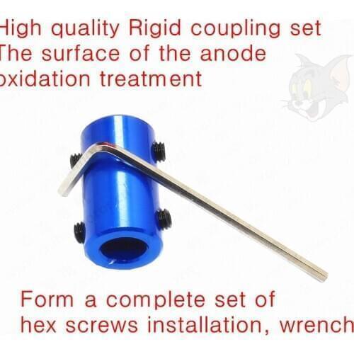 2PCS Rigid coupling Gear motor connector Aluminum alloy coupling aluminium sheath motormodel,Ship accessories