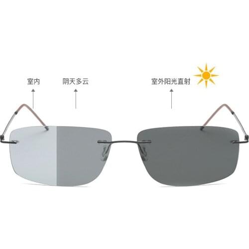 2019 Photochromic Sunglasses Men Polarized Sun Glasses Male Driving Goggles UV400 Chameleon Day Night Driving Goggles NX