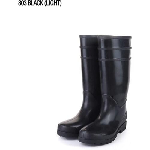 2021 non slip PVC rain boots non sour oil work boots bright face rain boots