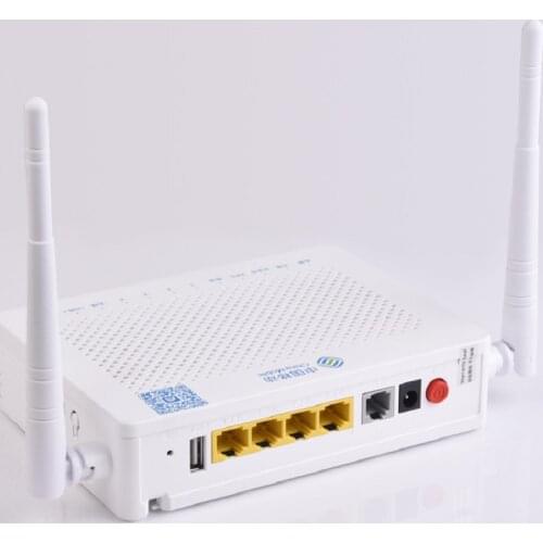 2021 New Origina F673A V9 Zte Gpon Onu Dual Band fiber optic terminal 4ge + 2 usb tel +wifi with 2.4g & 5g With English modem